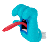Scared 3D Sticker