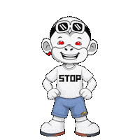 Please Stop Sticker by Zhot