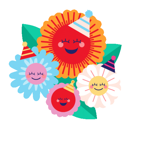 Happy Feliz Sticker by OhHelloPetal