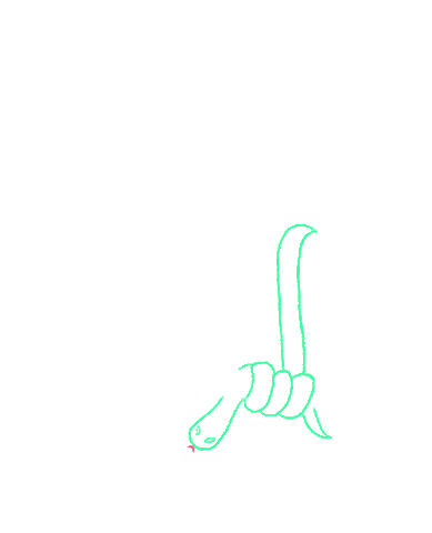Halloween Snake Sticker by Christi Lee
