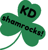 KappaDeltaAlbionCollege sorority clover kd shamrock Sticker