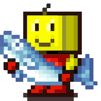 Fish 8Bit Sticker