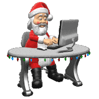 Santa Claus Christmas Sticker