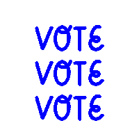 Please Vote American Sticker