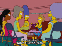 marge simpson pointing GIF
