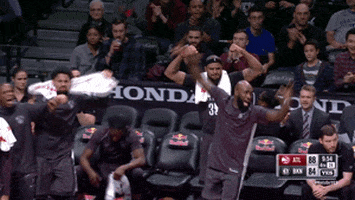 excited lets go GIF by NBA