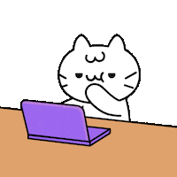 Angry Cat Sticker by Mikitti