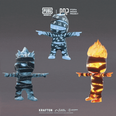 Battle Royale Mummy GIF by Official PUBG MOBILE