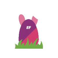 Easter Bunny Sticker by EF English First Russia