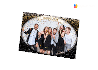 MyPostcard new year newyear nye happy new years Sticker