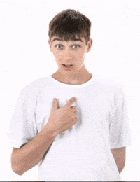 Point Pointing At Self GIF