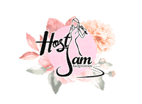hostjam flowers wedding positive simple Sticker