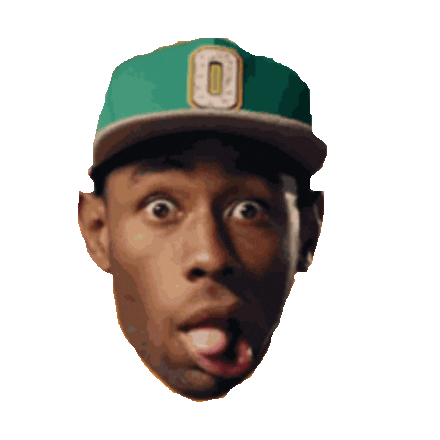 Tyler The Creator Wolf Sticker by imoji