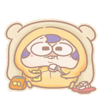 新年 Eating Sticker