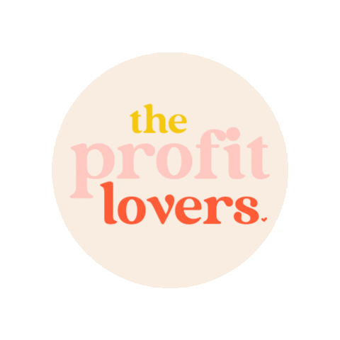 ProfitLovers small business women in business female entrepreneur profit lovers Sticker