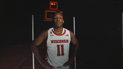 College Basketball Bowman GIF by Wisconsin Badgers