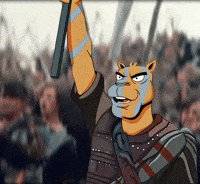Warrior GIF by Camel Dad