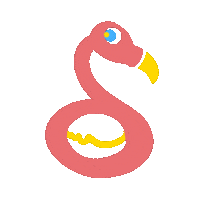 Pink Flamingo Sticker