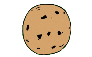 Chocolate Chip Eating Sticker by Bellabu Bear