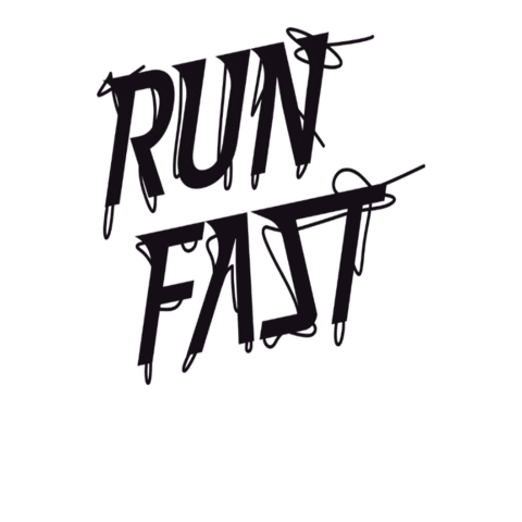 runfasteam running run trail maratona Sticker