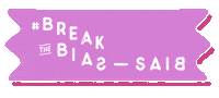 International Womens Day Bias Sticker by SAIB
