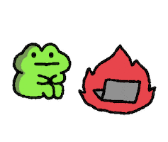 Fire Drawing Sticker
