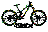 Christmas Mtb Sticker by 43RIDE