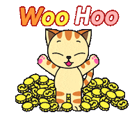 Happy Cat Sticker by GoodMorningCat