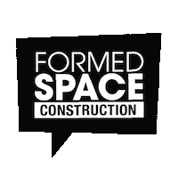 FormedSpace logo construction fs formed space Sticker