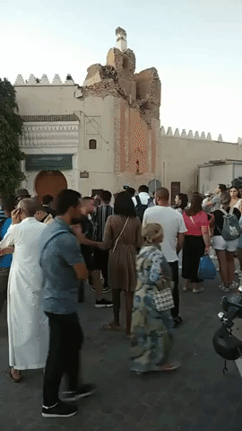 Deadly Earthquake Damages Buildings in Marrakech