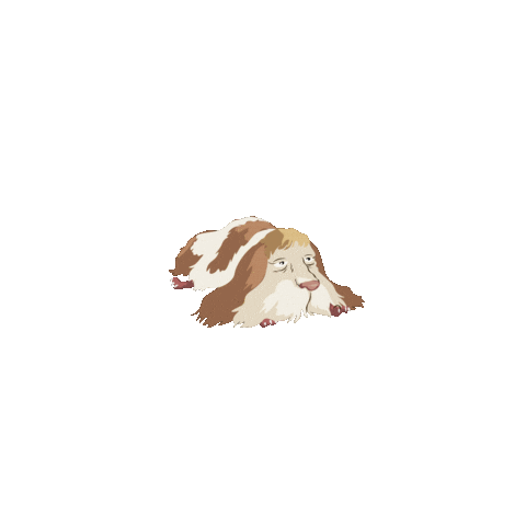 Hannibow dog ghibli studioghibli howlsmovingcastle Sticker