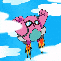 To The Moon Jetpack GIF by Saku Monsters