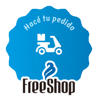 FreeShopHelados delivery ice cream helado dulce Sticker