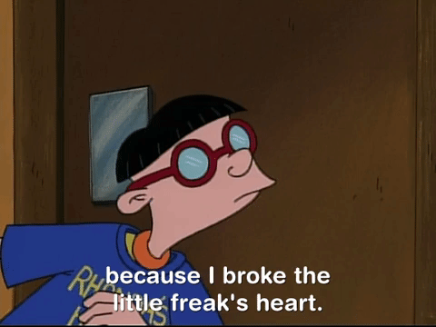 hey arnold nicksplat GIF