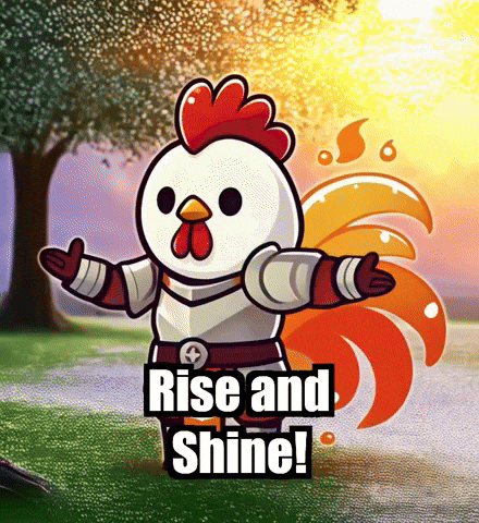 Rise And Shine Sunrise GIF by Zorooster