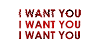 I Want You Obsession Sticker