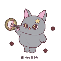 Cat Fun Sticker by Mira & Ink