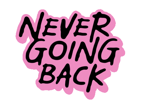 Never Going Back Sticker by Favor Church