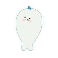 rangpeach incheon 인천 물개 조개 Sticker