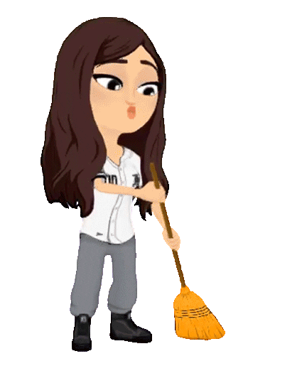 Girl Emoji Sticker by Ulya Kurbanova