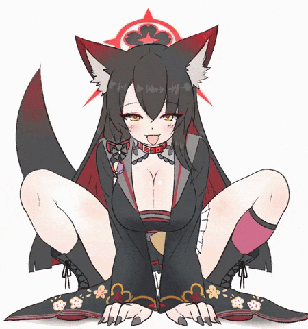 kennyza giphyupload blue archive wakamo GIF