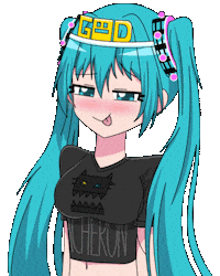 Hatsune Miku Smile Sticker