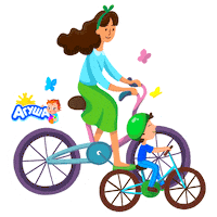 Travel Bike Sticker by Agusha Belarus (Pepsico Inc.)