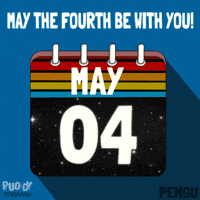 May The Fourth Be With You Light Saber GIF by Pudgy Penguins