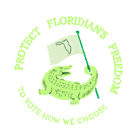Voting Florida Gators Sticker by Creative Courage