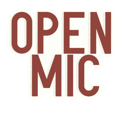 Open Mic Art Sticker by Poetic Designers