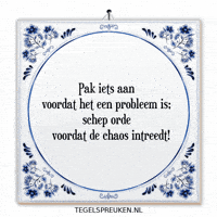 Focus Chaos GIF by Tegelspreuken.nl