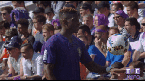 slow motion soccer GIF by Toulouse Football Club
