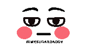 Sugar Daddy Smile Sticker by M|SD Official