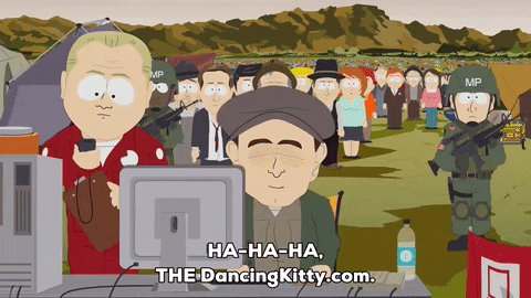computer laughing GIF by South Park 